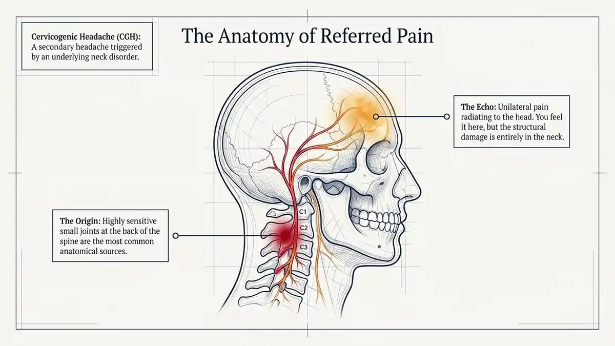 Chiropractic treatment for a neck-related cervicogenic headache